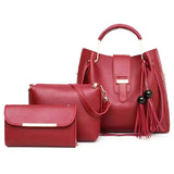 3 Pcs Shoulder Bag Ladies Handbags Crossbody Bags for Women